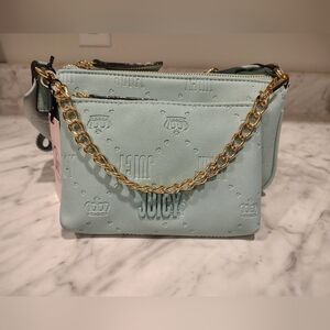 Juicy Couture Double Up Crossbody Fresh Mint